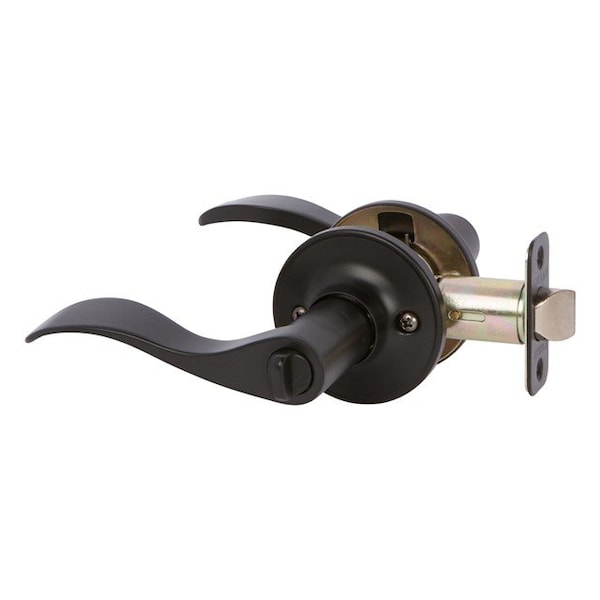 Delaney Hardware Callan Bennett Black Bed/Bath Door Handle BN5024R - main